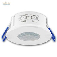 Decken-Einbau Bewegungsmelder 360°, 230V Led Geeignet 3-Draht IP65, 8M Detektion