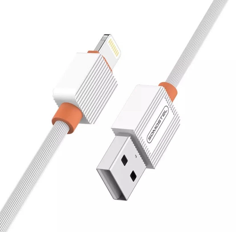 SOMOSTEL 1000mm 2.0A Type C USB Fast Charging Data Cable WHITE - Image 3 of 4