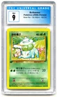 CGC 9 MINT Chinese Bulbasaur Base 1st Edition 2000 Pokemon Card WOTC 44/102 -03