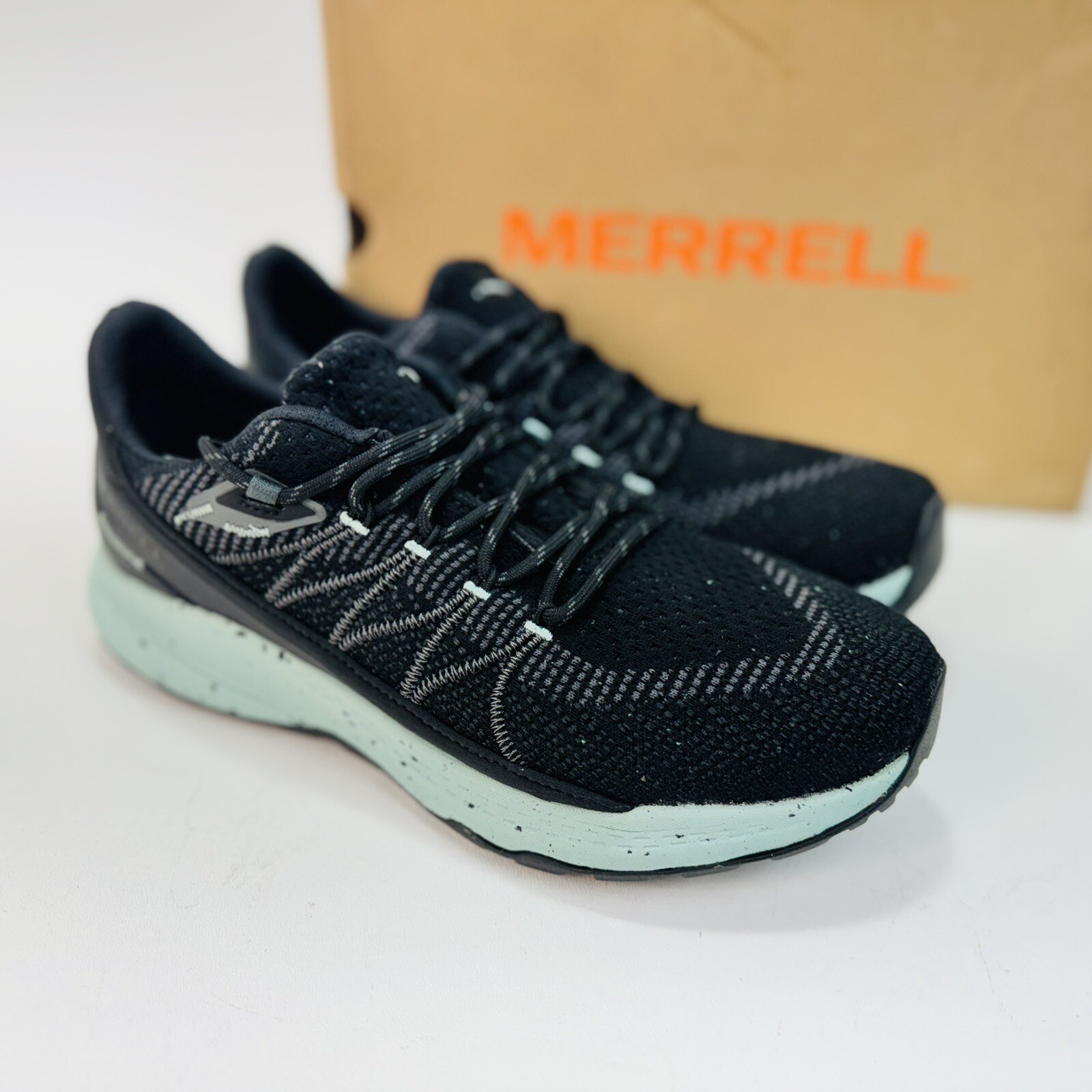 Merrell NUOVE scarpe da trekking trail da donna Bravada 2 impermeabili taglia 11 nere porto