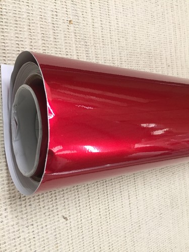 Pellicola adesiva vinile auto super lucida metallizzata ROSSO air free car wrapping UK - Foto 17 di 24