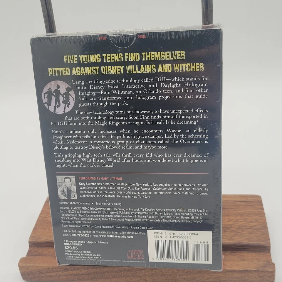 Brand New Sealed Kingdom Keepers 1 : First Story CD Audiobook Box Set - Image 2 of 3