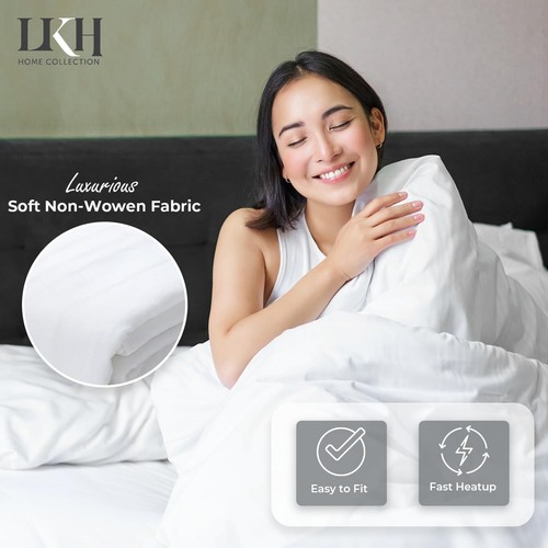 ELECTRIC HEATED BLANKET UNDERBLANKETS SINGLE KING DOUBLE UNDER BLANKET WASHABLE - Picture 2 of 32