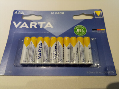 VARTA Batterien AAA (LR03) 1,5V Alkaline 10er-Pack