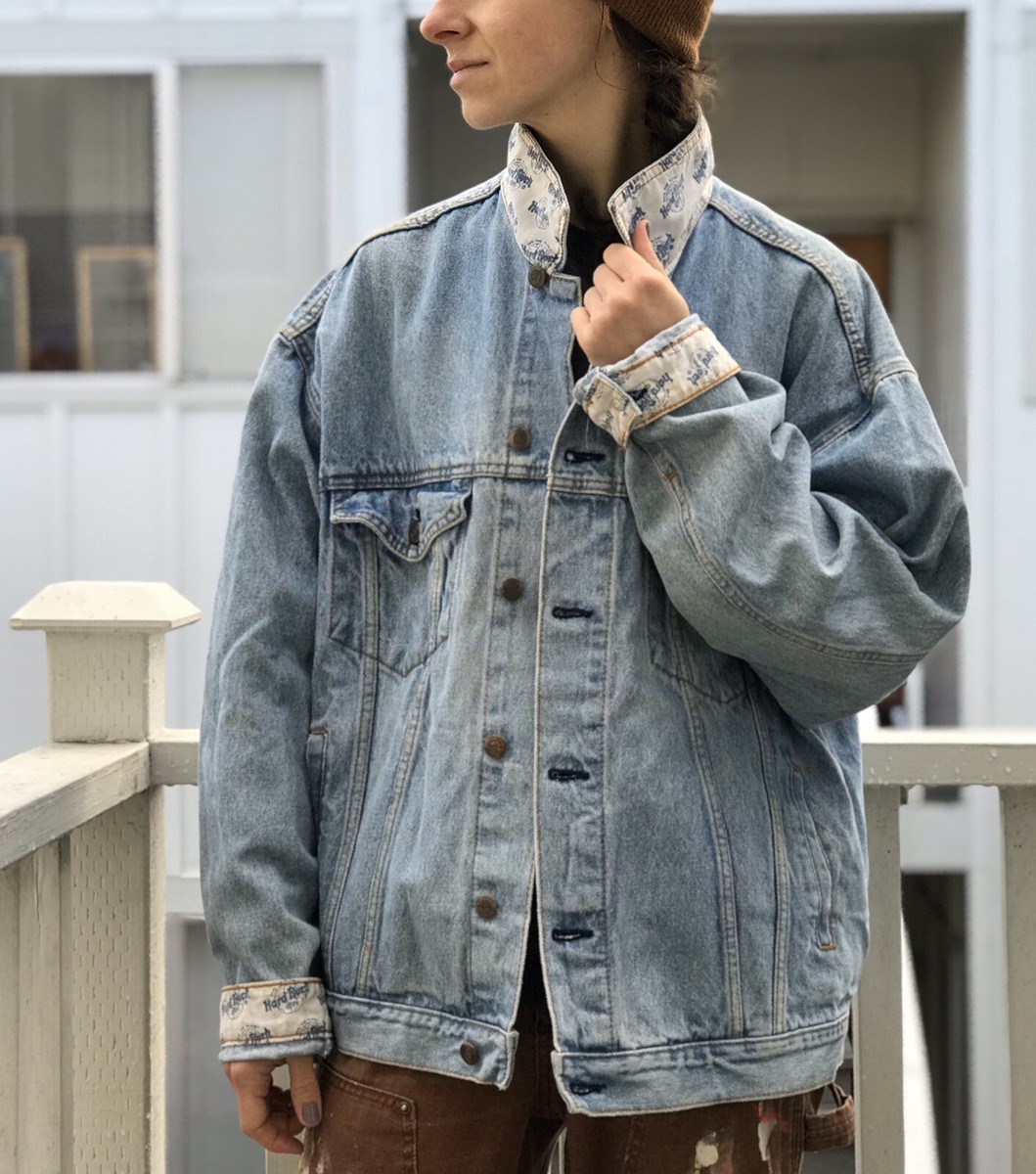 Hard Rock Cafe Orlando Denim Jean Jacket Vintage 90s Hard Rock Cafe Orlando Denim Jean Jacket Vintage 90s