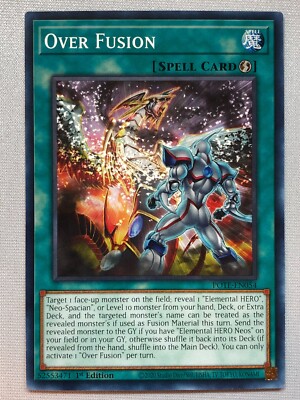 Yugioh Power of the Elements Over Fusion POTE-EN054 NM/M | eBay