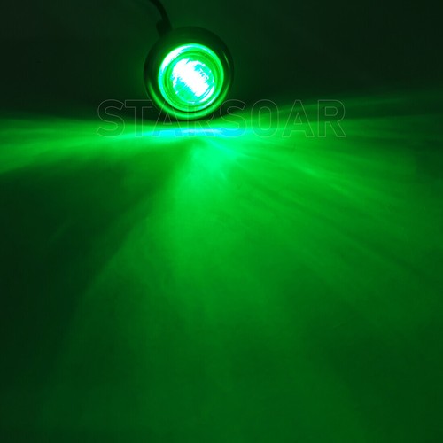 10 Pods Green LED Rock Lights For JEEP Offroad Truck ATV Underbody Wheel Light - Picture 2 of 6