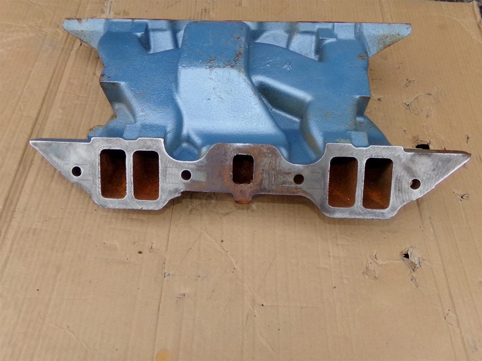 Dodge Plymouth Chrysler 383 1968 69 colector de admisión 2806301 cargador de dardos OEM  Foto 4 de 4