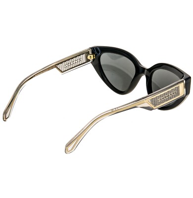 BVLGARI Serpenti VIPER BV8256 Black Gold Crystal Mesh Metal Scales