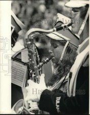 1972 Press Photo Nancy Chachere of Tulane University Marching Band, New Orleans