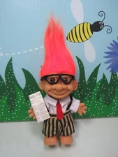 WALL STREET / STOCKBROKER - 5" Russ Troll Doll - NEW IN ORIGINAL BAG