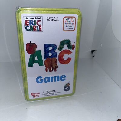 New - Briarpatch The World of Eric Carle - ABC Game in a Tin - Ages 3 ...