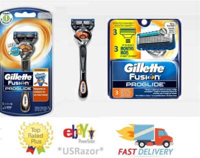 4 Proglide FLEX BALL Gillette FUSION Manual Razor Blade Cartridge Refill Shaver