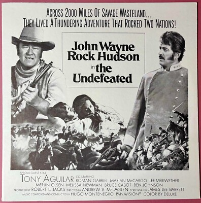 Undefeated / How the West was Won ORIGINAL US Vinyl LP Alfred Newman John Wayne