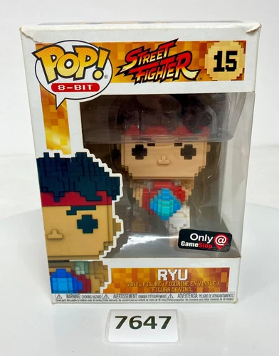 Funko Pop! Games Street Fighter 8-Bit Ryu #15 Vinyl Figure GameStop