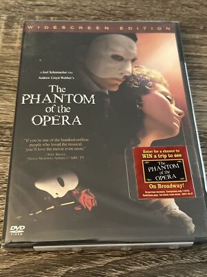 New Sealed The Phantom of the Opera: Widescreen Edition DVD