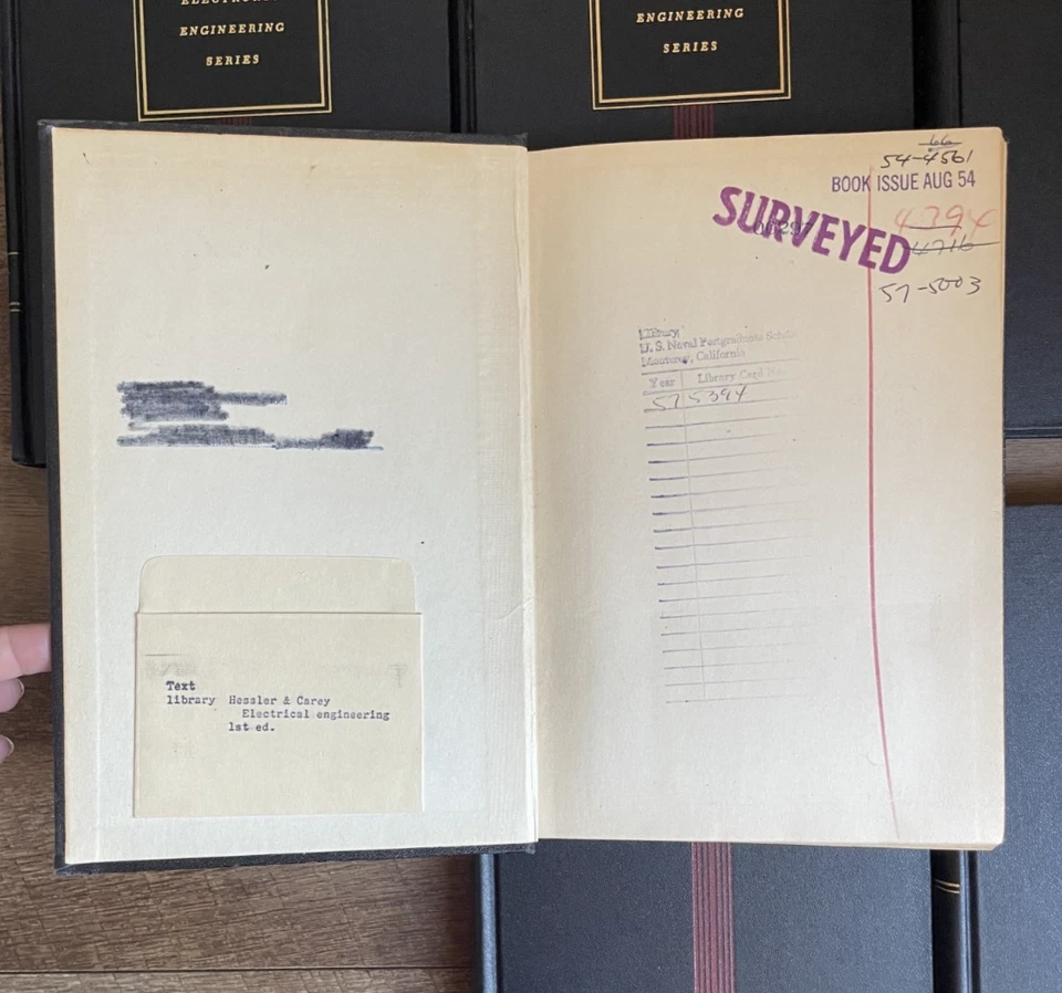 McGraw-Hill ELECTRICAL ENGINEERING Set of 11, Vintage 1948-1960, Ex-Lib, GOOD - Image 4 of 4