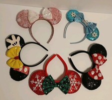 Minnie Mouse Ears Disney Headband bundle lot of 5