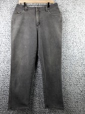 VINTAGE Lee Jeans Womens Size14 Black High Rise Tapered Leg Mom 90s