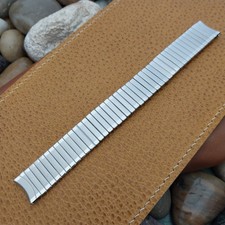 1950s Vintage Stainless Steel 5/8" 16mm JB Champion Unused Classic Watch Band