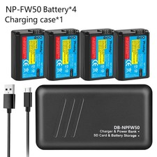 NP-FW50 Battery Charger for Sony Alpha A6000 A6500 A6300 A6400 A7 A7II A7RII
