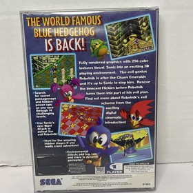 Sonic 3D Blast (Sega Saturn, 1996) CIB Tested & Working SEE PICTURES