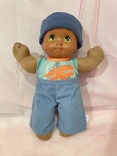 Mattel Baby Doll Magic Nursery Vintage 1989 Green Eyes w/ Outfit - 13 inch