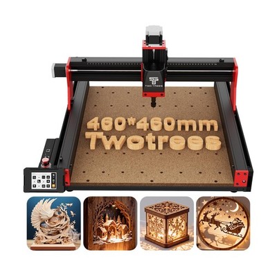 Twotrees TTC450 Pro CNC Router Machine with NEMA 57 Closed-Loop Stepper Motor...