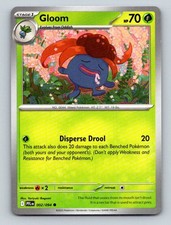 Gloom 002/094 Common Phantasmal Flames Pokemon Lightly Played