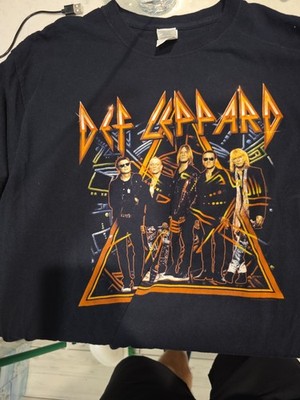 Def Leppard Tour 2018 100% Cotton T-Shirt Men's Large