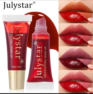 6-color Peel Off Lip Gloss Waterproof Long-lasting Black Red Tear-off Lipstick 
