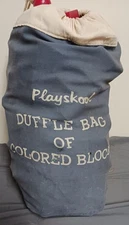 Playskool Duffle Bag of Colored Blocks