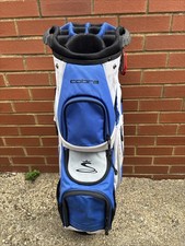 Cobra Golf Cart Bag 14-Way Divider Blu & White