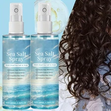 2PCS Sea Salt Micro Curl Setting Spray Hair Moisturizing Curl Styling Care