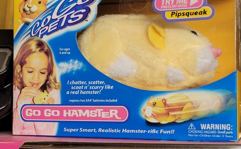 Zhu Zhu Pets GO GO Hamster PIPSQUEAK New In Box Mint Condition