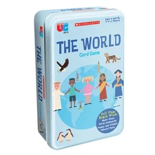 Scholastic Learn About The World Card Game Fun Educational Tabletop Game 90 C...