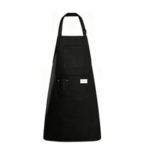 LOHYILYE Kitchen Apron, Chef Aprons for Men Women with 5 Pockets, Adjustable Bib