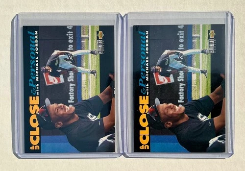 (2) 1994 Upper Deck Choice #635 Michael Jordan RC Up Close Personal Rookie Cards