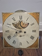 Reloj esfera cuadrada pintado a mano movimiento y esfera reloj abuelo hoja de sierra