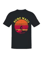 Vintage Surf Maui Sunset Scene Men's T-shirt