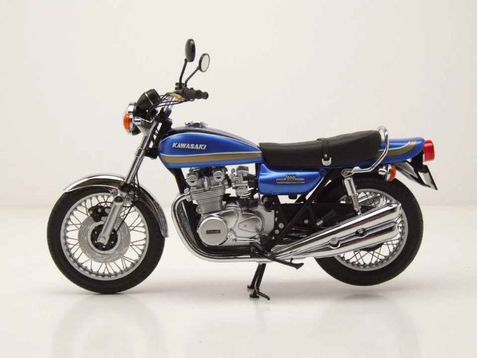 Kawasaki 900 Z1 Super 4 1972 blau metallic Modellmotorrad 1:12 Minichamps - Bild 3 von 4