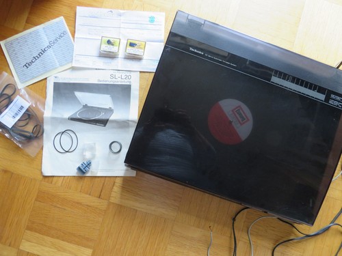 Technics Plattenspieler SL-L20 Anleitung retro 80er RAR Riemenantrieb Ersatzteil