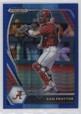 2021 Panini Prizm Draft Picks Blue & Carolina Hyper Sam Praytor #PDP179 07rd