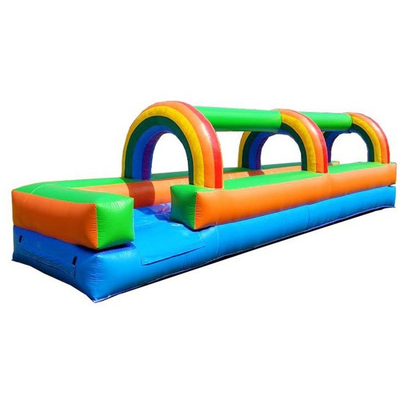 #ad Inflatable 25 ft Splash and Ride Waterslide Kids Rainbow with Blower Open Box $599.99