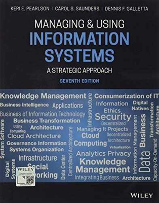 #ad Managing and Using Information Systems: Paperback by Pearlson Keri E.; Good $18.77