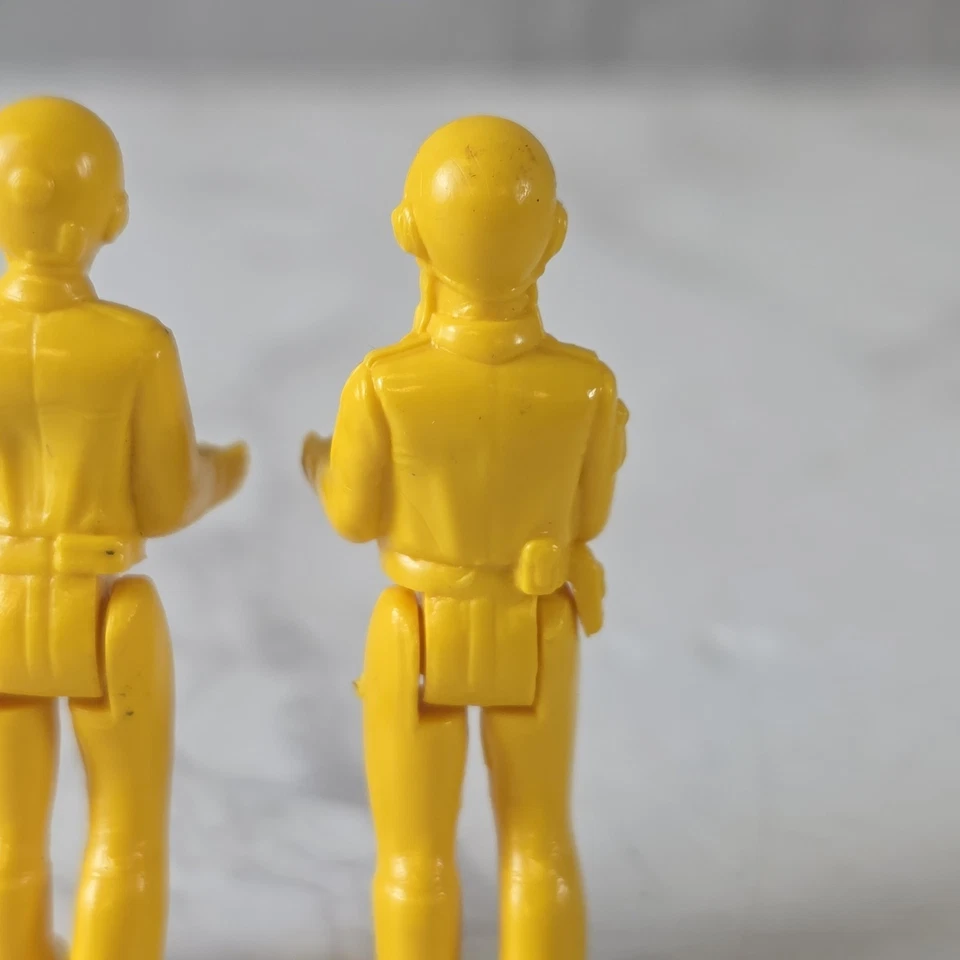 MINIFIGURA 2 TENTE EXIN DE COLECCIÓN AÑOS 80 SOLDADO MILITAR 1.5" PILOTO CONDUCTOR MARRÓN Foto 4 de 4