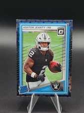 2025 Donruss Optic BLUE STARS Emoji ASHTON JEANTY RC Rookie # 202 Raiders