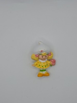 2'' Tall Lemon Meringue With Flower Strawberry Shortcake PVC Figure Cake toppers