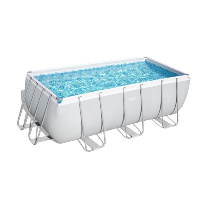 Piscina Bestway 56456 5 POWER STEEL Rettangolare Accessoriata 4,12 x 2,01 x 1,22