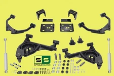 4"/6" Drop Control Arm Kit + Shocks  Fits 99-06 Chevy Silverado/GMC Sierra 1500